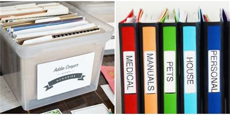 storage for paperwork at home